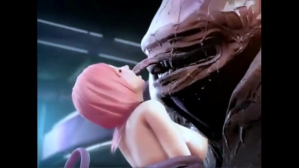 Cute girl get anal with alien – Hentai 3d 15